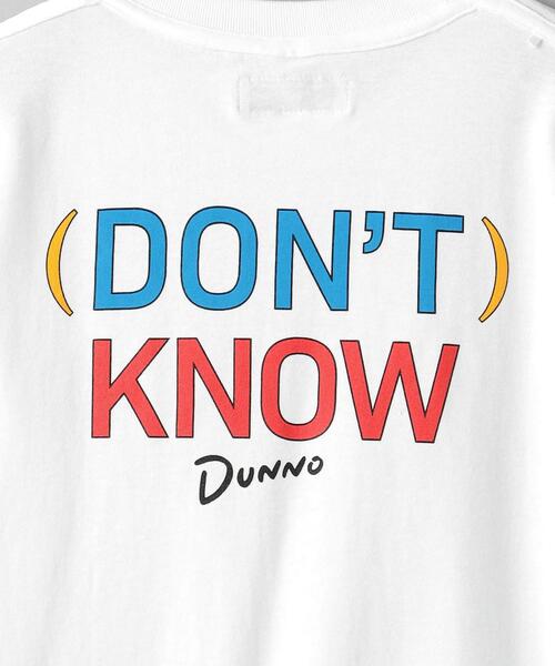 Dunno(ドノウ)の「【別注】 <Dunno> DONT KNOW SHORT SLEEVE/Tシャツ(Tシャツ/カットソー・メンズ・ブラック/ホワイト・M/L)」の12枚目の写真