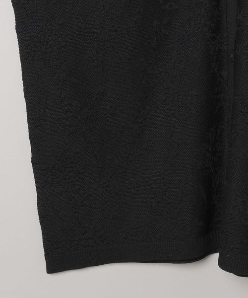 JEANASIS（ジーナシス）の「シアーレースジャガードシャツカーディガン/906113（カーディガン/ボレロ・レディース・ブラック/レッド/ホワイト・FREE）」の9枚目の写真