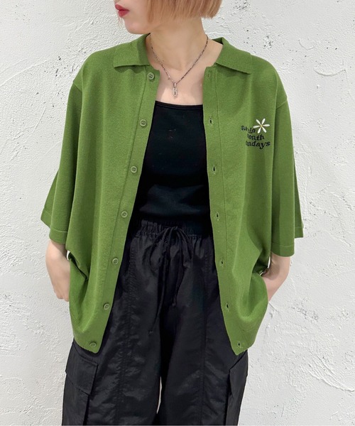 apres jour mignon(アプレジュールミニョン)の「サマーポロニットシャツ【ZOZOTOWN限定アイテム】(ニット/セーター・レディース・アイボリー/グリーン/ネイビー・フリー/X-LARGE)」の11枚目の写真