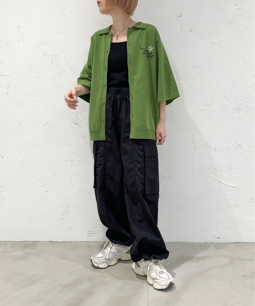 apres jour mignon(アプレジュールミニョン)の「サマーポロニットシャツ【ZOZOTOWN限定アイテム】(ニット/セーター・レディース・アイボリー/グリーン/ネイビー・フリー/X-LARGE)」の14枚目の写真