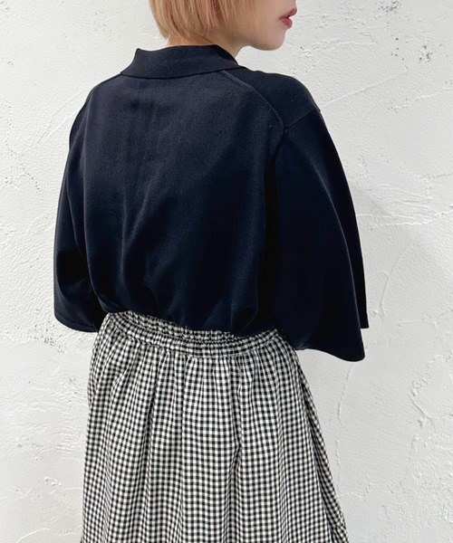 apres jour mignon(アプレジュールミニョン)の「サマーポロニットシャツ【ZOZOTOWN限定アイテム】(ニット/セーター・レディース・アイボリー/グリーン/ネイビー・フリー/X-LARGE)」の18枚目の写真
