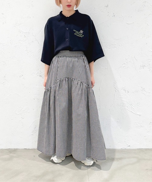 apres jour mignon(アプレジュールミニョン)の「サマーポロニットシャツ【ZOZOTOWN限定アイテム】(ニット/セーター・レディース・アイボリー/グリーン/ネイビー・フリー/X-LARGE)」の20枚目の写真