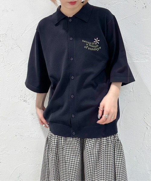 apres jour mignon(アプレジュールミニョン)の「サマーポロニットシャツ【ZOZOTOWN限定アイテム】(ニット/セーター・レディース・アイボリー/グリーン/ネイビー・フリー/X-LARGE)」の21枚目の写真