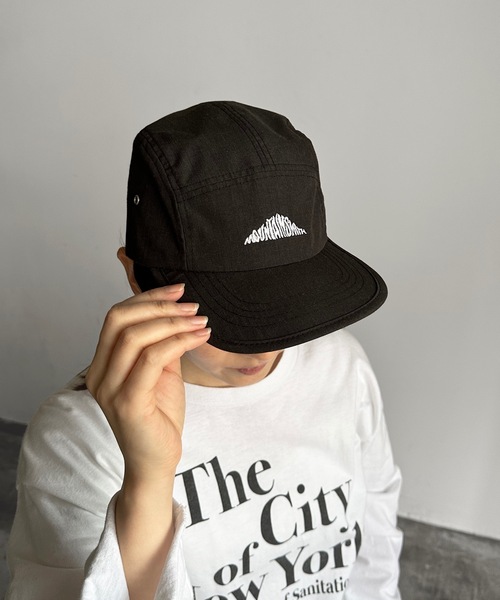 COMMON WARE(コモンウェアー)の「ST:MOUNTAIN SMITH 難燃キャップ(キャップ・レディース・ベージュ/ブラック・FREE)」の4枚目の写真