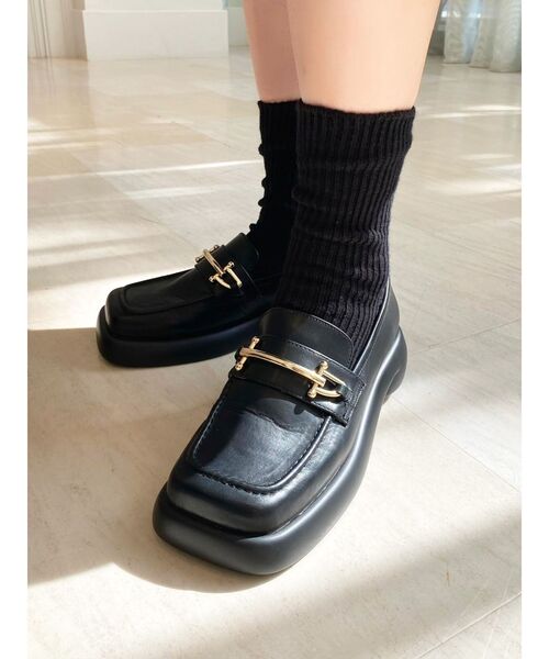 RESEXXY（リゼクシー）の「ラウンドネスフォルムローファー（ローファー・レディース・ブラック/ブラウン・SMALL/MEDIUM/LARGE）」の12枚目の写真