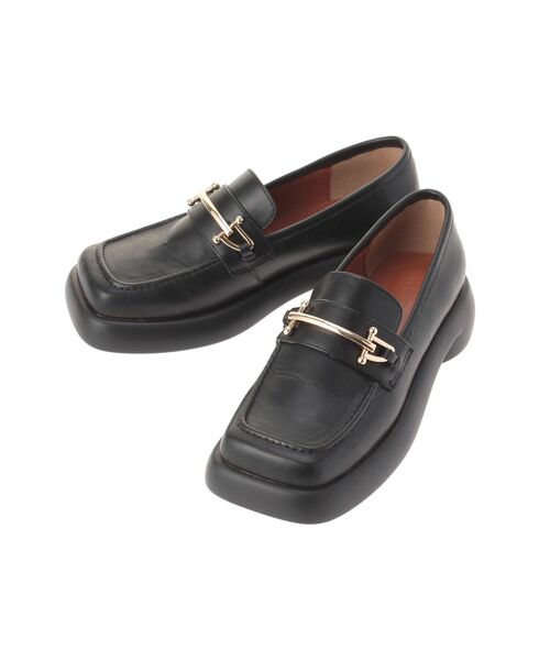 RESEXXY（リゼクシー）の「ラウンドネスフォルムローファー（ローファー・レディース・ブラック/ブラウン・SMALL/MEDIUM/LARGE）」の3枚目の写真