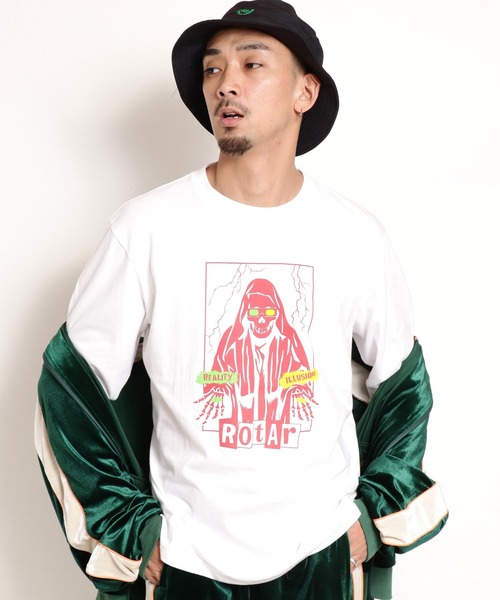ROTAR(ローター)の「REALITY ILLUSION LS Tee(Tシャツ/カットソー・メンズ・グリーン系その他/ブラック/ネイビー/ホワイト・X-LARGE/SMALL/LARGE/MEDIUM)」の1枚目の写真