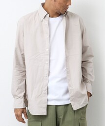 UNIVERSAL OVERALL | 【UNIVERSAL OVERALL/ユニバーサルオーバーオール】別注 GARMENT DYE BDシャツ(シャツ/ブラウス)
