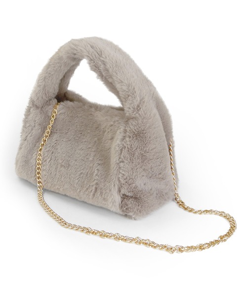 minia（ミニア）の「ワンハンドルファーバッグ ＜ ゴールドチェーン付きマルチWAY ＞（ハンドバッグ・レディース・ライム/アニマル/グレイッシュベージュ/チャコール・FREE）」の17枚目の写真