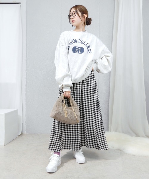 minia（ミニア）の「ワンハンドルファーバッグ ＜ ゴールドチェーン付きマルチWAY ＞（ハンドバッグ・レディース・ライム/アニマル/グレイッシュベージュ/チャコール・FREE）」の19枚目の写真