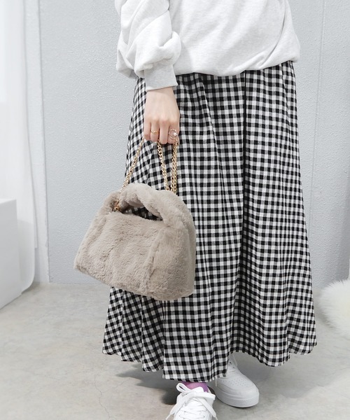 minia（ミニア）の「ワンハンドルファーバッグ ＜ ゴールドチェーン付きマルチWAY ＞（ハンドバッグ・レディース・ライム/アニマル/グレイッシュベージュ/チャコール・FREE）」の15枚目の写真