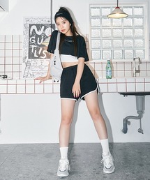 LOVETOXIC | 【LTXC】接触冷感ショートパンツ3点SETUP(ワンピース)