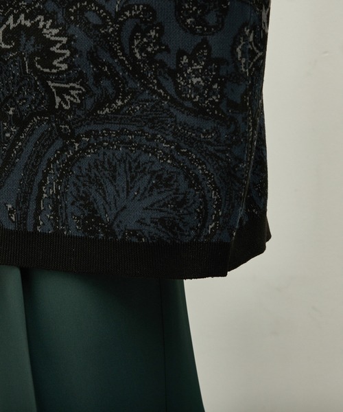 JUNRED（ジュンレッド）の「ジャカードペイズリールーズカーデ（カーディガン/ボレロ・メンズ・ブラック/グリーン/ブルー系その他4・S/M/L）」の21枚目の写真