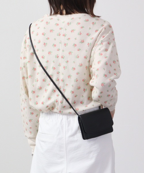 JEMORGAN（ジェーイーモーガン）の「JEMORGAN ワッフル花柄切替ロンT（パック入り）（Tシャツ/カットソー・レディース・ピンク/サックスブルー/ラベンダー・F）」の12枚目の写真