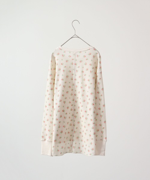 JEMORGAN（ジェーイーモーガン）の「JEMORGAN ワッフル花柄切替ロンT（パック入り）（Tシャツ/カットソー・レディース・ピンク/サックスブルー/ラベンダー・F）」の16枚目の写真