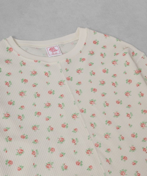 JEMORGAN（ジェーイーモーガン）の「JEMORGAN ワッフル花柄切替ロンT（パック入り）（Tシャツ/カットソー・レディース・ピンク/サックスブルー/ラベンダー・F）」の17枚目の写真