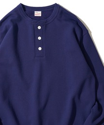 【Healthknit】Classic Sweat Henley L/S / ヘンリーネック スウェット