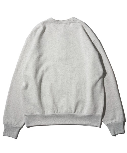 Healthknit】Classic Sweat Henley L/S / ヘンリーネック スウェット