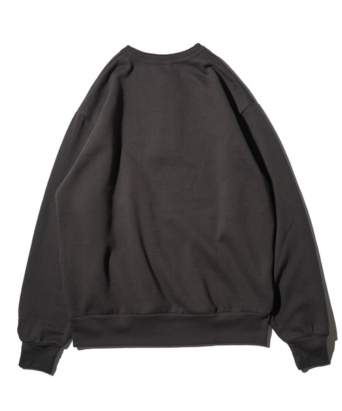 Healthknit（ヘルスニット）の「【Healthknit】Classic Sweat Henley L/S / ヘンリーネック スウェット（スウェット・メンズ・チャコールグレー/グリーン/ブルー/レッド/グレー/ブラック/マスタード/マルーン/ネイビー/サンドベージュ・MEDIUM/X-LARGE/LARGE）」の16枚目の写真