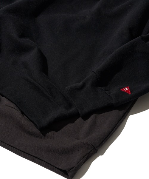 Healthknit（ヘルスニット）の「【Healthknit】Classic Sweat Henley L/S / ヘンリーネック スウェット（スウェット・メンズ・チャコールグレー/グリーン/ブルー/レッド/グレー/ブラック/マスタード/マルーン/ネイビー/サンドベージュ・MEDIUM/X-LARGE/LARGE）」の20枚目の写真