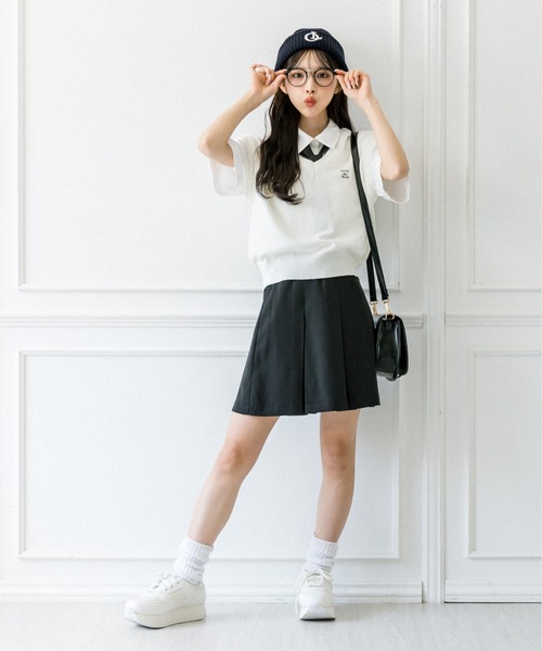 OLIVE des OLIVE（オリーブデオリーブ）の「フラップショルダー　1032120040（ショルダーバッグ・レディース・ダークブラウン/ブラウン/ブラック・FREE）」の6枚目の写真