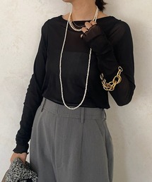 【WEB限定】 メロークルーネックプルオーバー