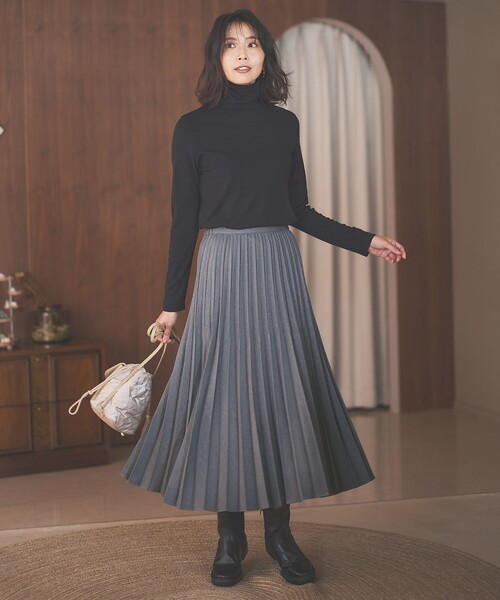 ANY(エニィ)の「キルティングドロストショルダーバッグ(ショルダーバッグ・レディース・ベージュ系/カーキ系/グレー系・F)」の4枚目の写真