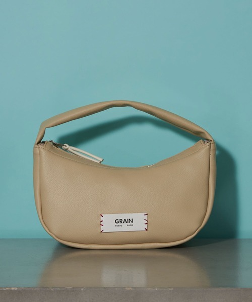 GRAIN グレイン　バイカラーラップバッグ　 #Canary GRAIN（グレイン）の「【GRAIN/グレイン】バイカラーラップ