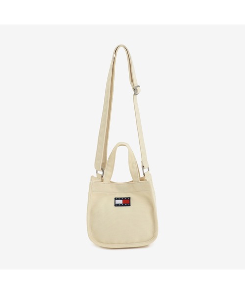 tommy jeans（トミー ジーンズ）の「ミニキャンバスショッパーバッグ（ショルダーバッグ・メンズ・ブラック/オフホワイト・FREE）」の8枚目の写真