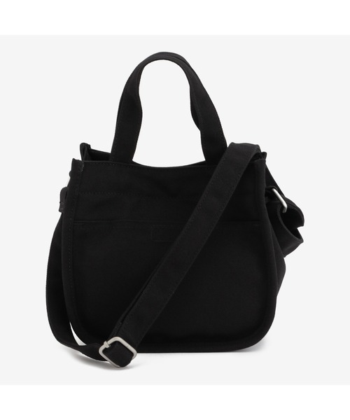 tommy jeans（トミー ジーンズ）の「ミニキャンバスショッパーバッグ（ショルダーバッグ・メンズ・ブラック/オフホワイト・FREE）」の4枚目の写真