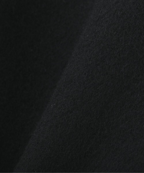 N.（N. Natural Beauty Basic）（エヌエヌナチュラルビューティーベーシック）の「【S Size Line】◆ビーバーメルトンステンカラーミディコート（ステンカラーコート・レディース・ブラック/アイボリー/グレー・SMALL/MEDIUM）」の11枚目の写真