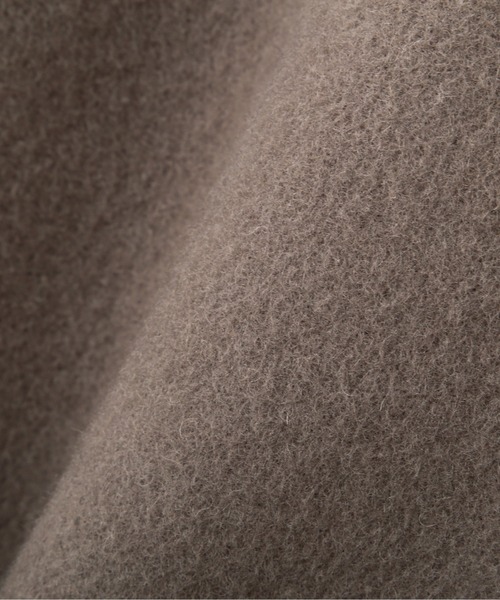 N.（N. Natural Beauty Basic）（エヌエヌナチュラルビューティーベーシック）の「【S Size Line】◆ビーバーメルトンステンカラーミディコート（ステンカラーコート・レディース・ブラック/アイボリー/グレー・SMALL/MEDIUM）」の21枚目の写真