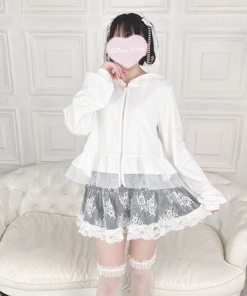 ourhome パーカーM白　美品 ourhome パーカーM白 美品