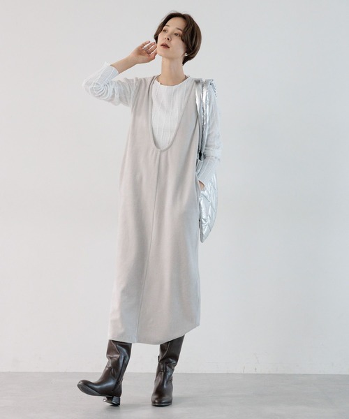 LEPSIM（レプシィム）の「深Uネックコールジャンスカ 968568