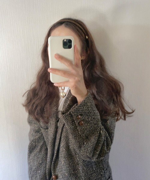 LAUIR（ラウアー）の「ベルベットカチューシャ（カチューシャ・レディース・ブラウン/ブラック・FREE）」の8枚目の写真