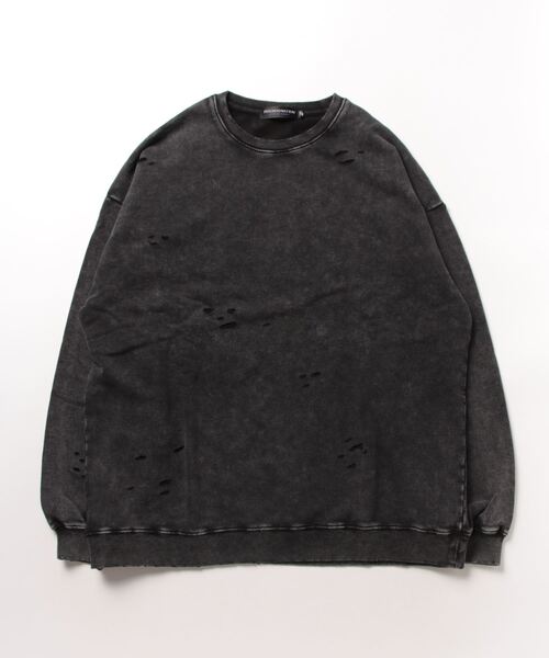 LGBダメージ加工SWEATトレーナー LGBダメージ加工SWEATトレーナー スウェット ダメージ 加工