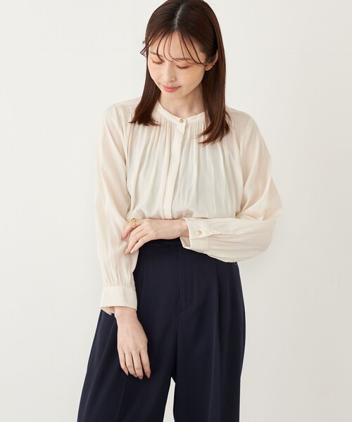 Plage satin シャツ　2024SS Plage - 【2024SS】Plage サテン シャツ ブラウスの通販 by