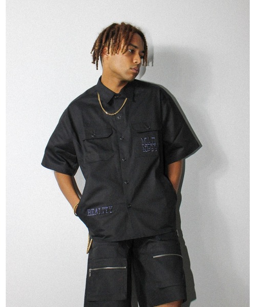 genzai（ゲンザイ）の「genzai Tactical SS Shirts（シャツ/ブラウス・メンズ・グリーン/ブラック/ベージュ・MEDIUM/LARGE）」の4枚目の写真