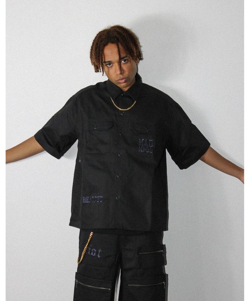 genzai（ゲンザイ）の「genzai Tactical SS Shirts（シャツ/ブラウス・メンズ・グリーン/ブラック/ベージュ・MEDIUM/LARGE）」の5枚目の写真