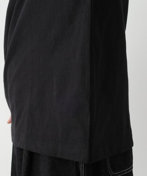 RAGEBLUE(レイジブルー)の「【TOTONOW/トトナウ】コラボハーフジップTシャツ(Tシャツ/カットソー・メンズ・ネイビー/ダークグリーン/ブラック/ホワイト・MEDIUM/LARGE)」の16枚目の写真