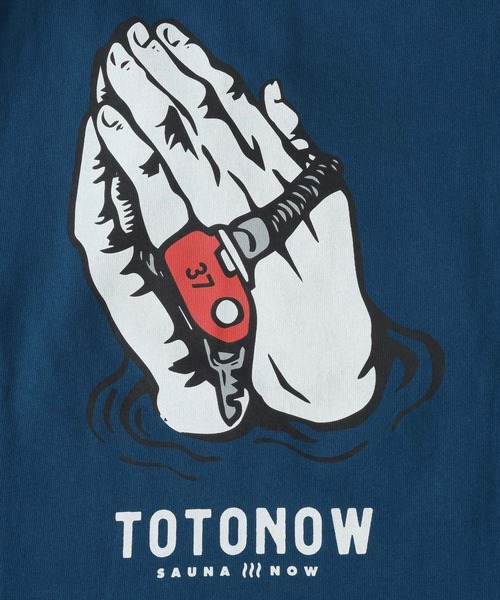 RAGEBLUE(レイジブルー)の「【TOTONOW/トトナウ】コラボハーフジップTシャツ(Tシャツ/カットソー・メンズ・ネイビー/ダークグリーン/ブラック/ホワイト・MEDIUM/LARGE)」の22枚目の写真