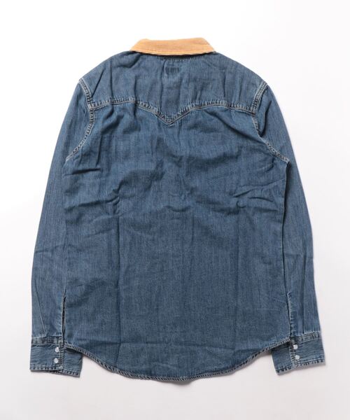 Levi's（リーバイス）の「【Levi's】クラシックウエスタンシャツ（シャツ/ブラウス・メンズ・ダークインディゴブルー・M/L/S）」の2枚目の写真
