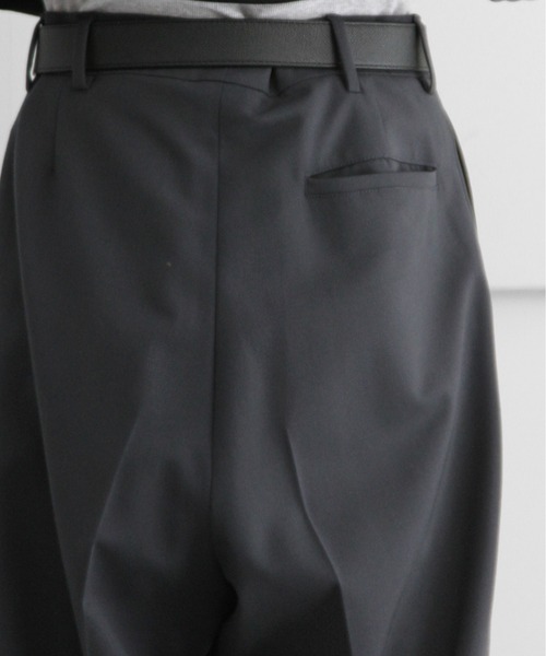 LU'U DAN ルーダン　スラックス　O代官山　購入 LUUDAN（ルーダン）の「LUUDAN UNISEX BAGGY TAILORED TROUSERS