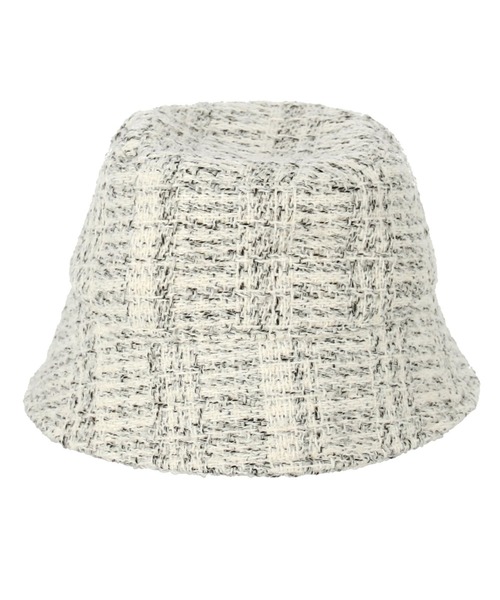 Settimissimo（セッティミッシモ）の「ツイードバケットハット（ハット・レディース・オフホワイト/ブラック・FREE）」の10枚目の写真