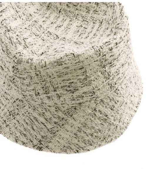 Settimissimo（セッティミッシモ）の「ツイードバケットハット（ハット・レディース・オフホワイト/ブラック・FREE）」の14枚目の写真