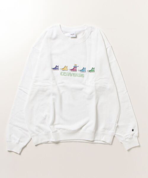 CONVERSE(コンバース)の「【 CONVERSE / コンバース 】 WANPAKU HOUSE コラボグラフィック プリント スウェット プルオーバー MNY 3487-8820(スウェット・レディース・ホワイト系その他/オフホワイト/ブラック系その他/ブラック・LARGE/MEDIUM)」の19枚目の写真