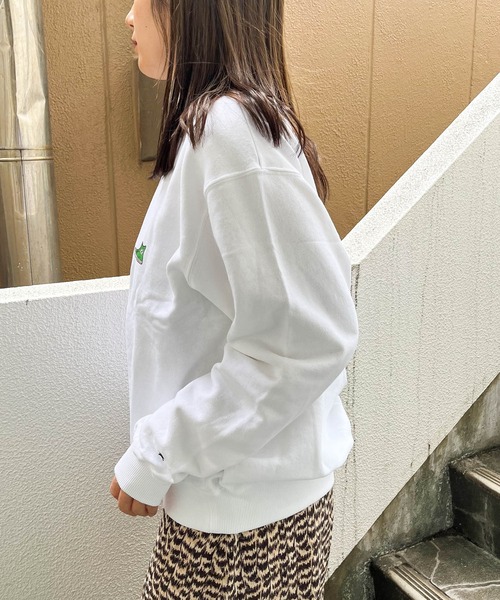 CONVERSE(コンバース)の「【 CONVERSE / コンバース 】 WANPAKU HOUSE コラボグラフィック プリント スウェット プルオーバー MNY 3487-8820(スウェット・レディース・ホワイト系その他/オフホワイト/ブラック系その他/ブラック・LARGE/MEDIUM)」の13枚目の写真