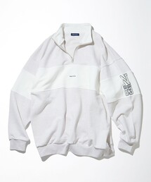 NAUTICA | NAUTICA/ノーティカ Panel Border Cadet Collar Sweatshirt/パネル ボーダー カデットカラー スウェットシャツ(Tシャツ/カットソー)