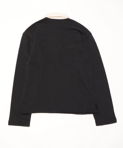 adidas Originals（アディダスオリジナルス）の「adidas Originals / アディダスオリジナルス METRO RUG SHIRT/メトロラグビーシャツ（その他トップス・メンズ・ブラック・XL/L/S）」の2枚目の写真