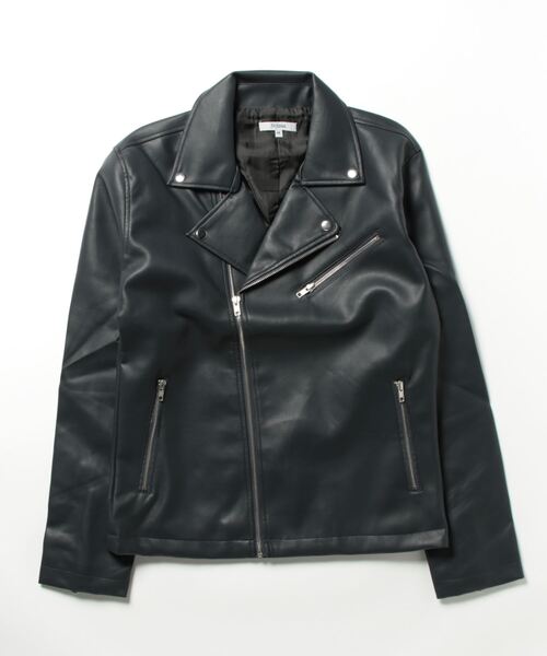 STYLEBLOCK（スタイルブロック）の「PUレザーダブルライダース（ライダースジャケット・メンズ・ワイン/ブラック/ネイビー/ブルー・LL/M/L）」の8枚目の写真